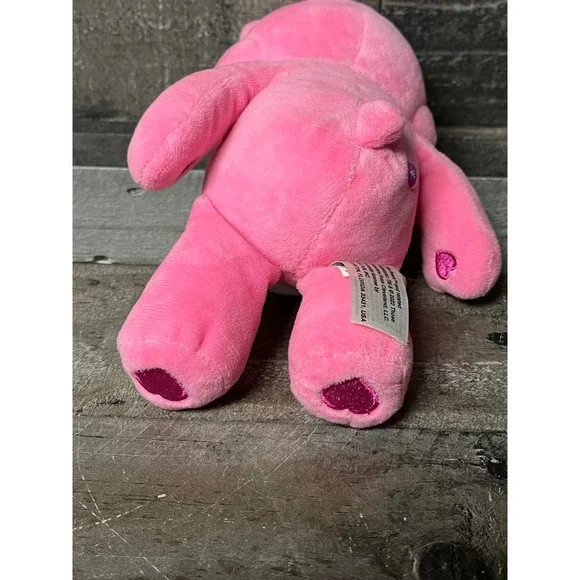 Care Bears Cheer Bear Plush Toy Pink Rainbow Belly Badge Glitter Heart Feet 2022 - Picture 7 of 10